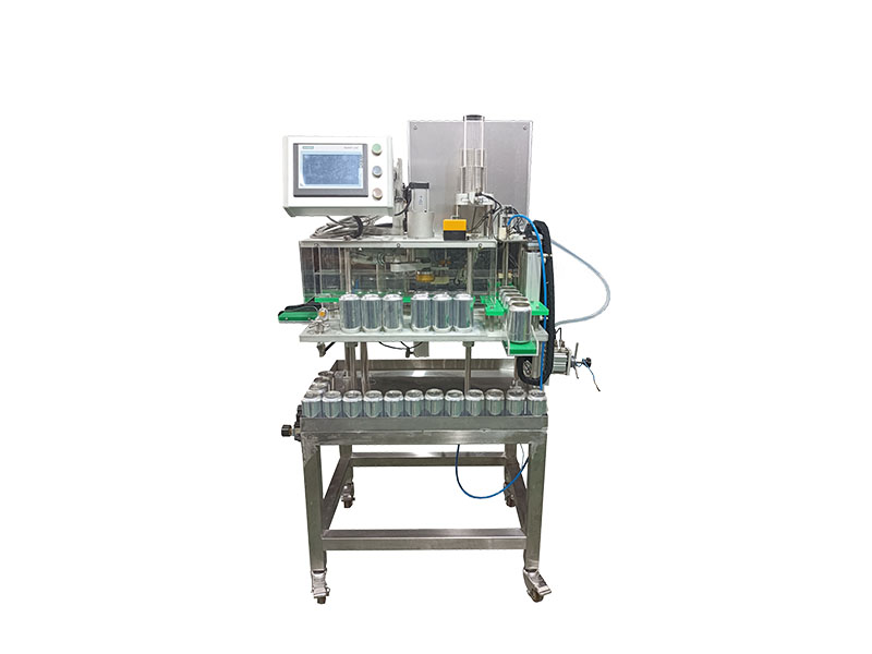Beer cans filling and capping machine