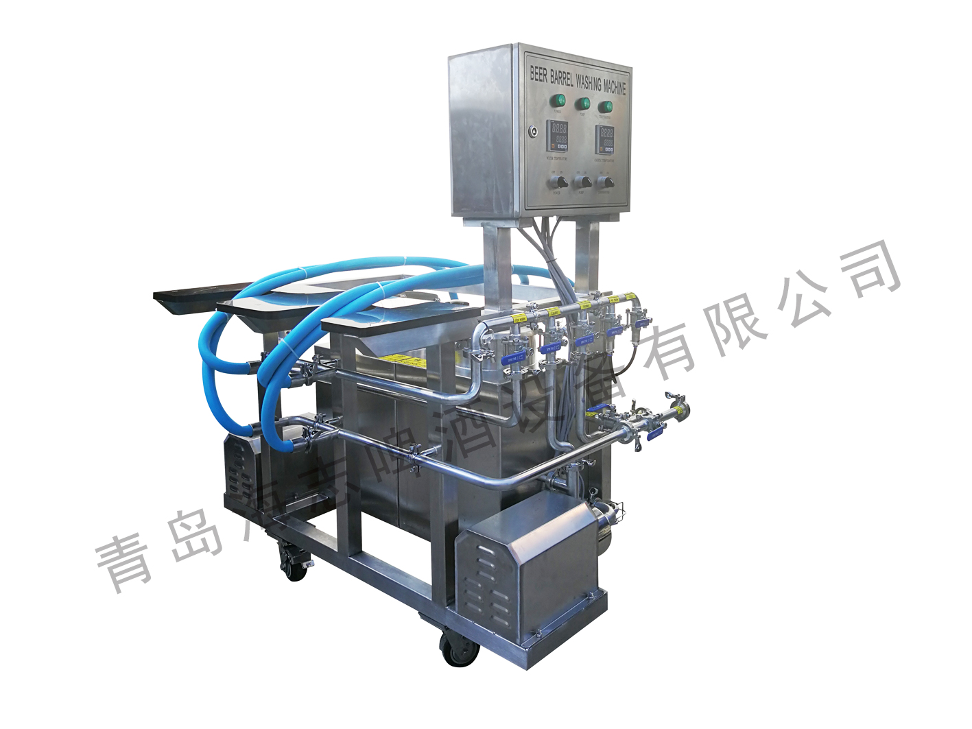 雙工位手動(dòng)啤酒桶清洗機(jī)