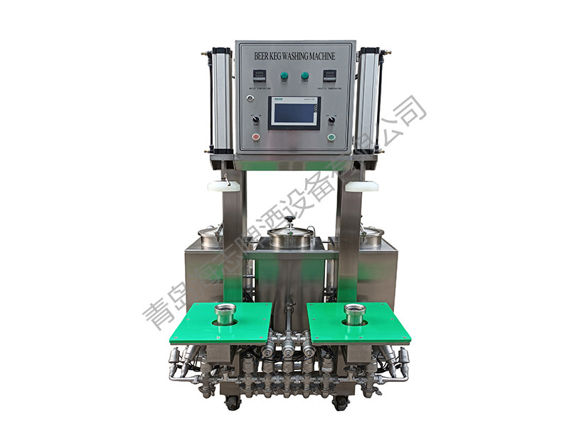 Double Stations Beer Keg Washing Machine(Three Water Tanks)